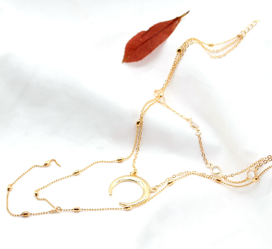 Celestial Harmony Multilayered Necklace