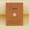 Zodiac Treasures Gold Coin Necklace