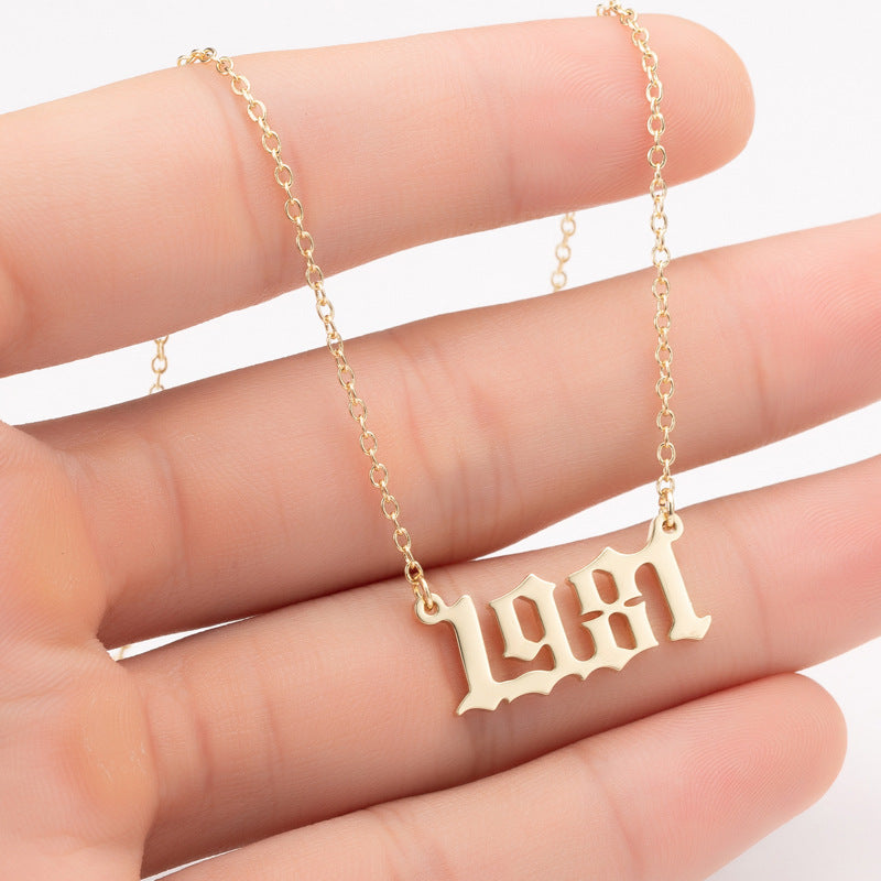 Timeless Year Pendant Necklace