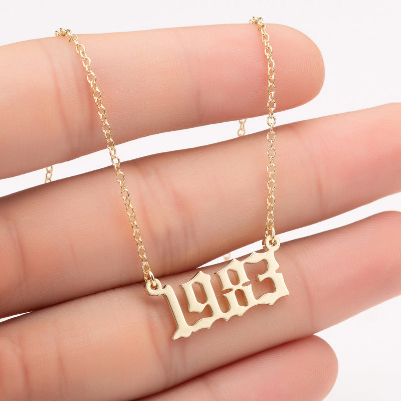 Timeless Year Pendant Necklace