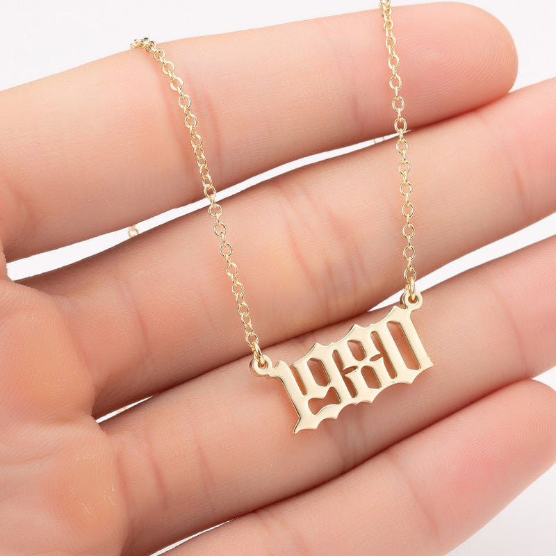 Timeless Year Pendant Necklace