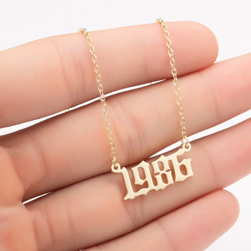 Timeless Year Pendant Necklace