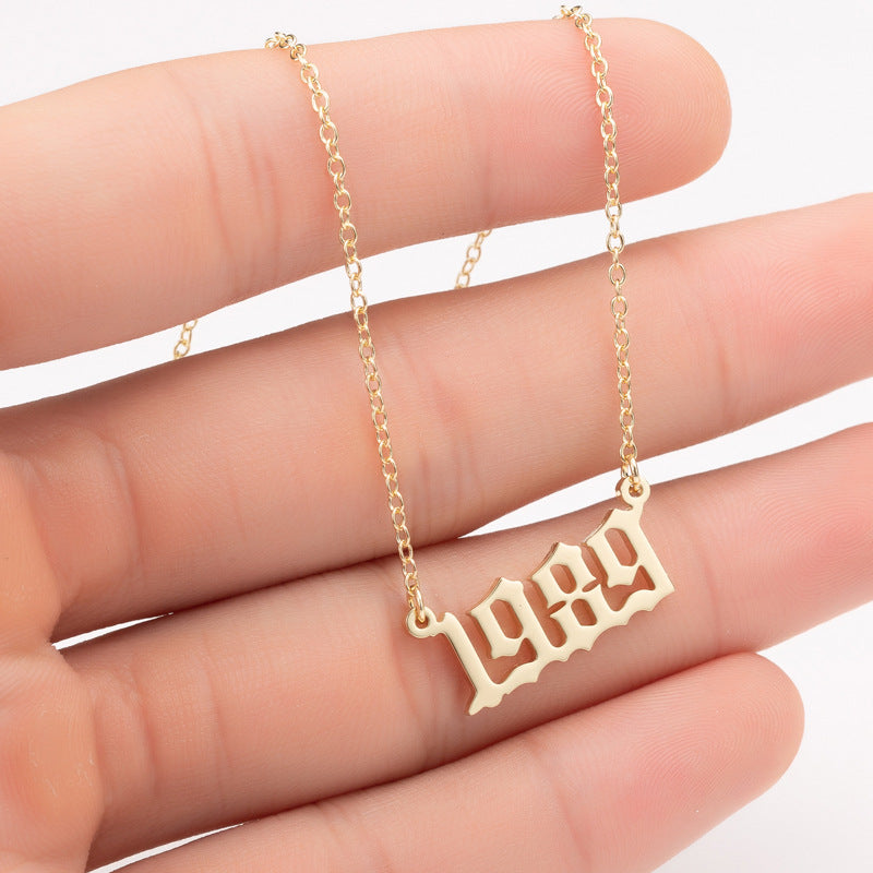 Timeless Year Pendant Necklace