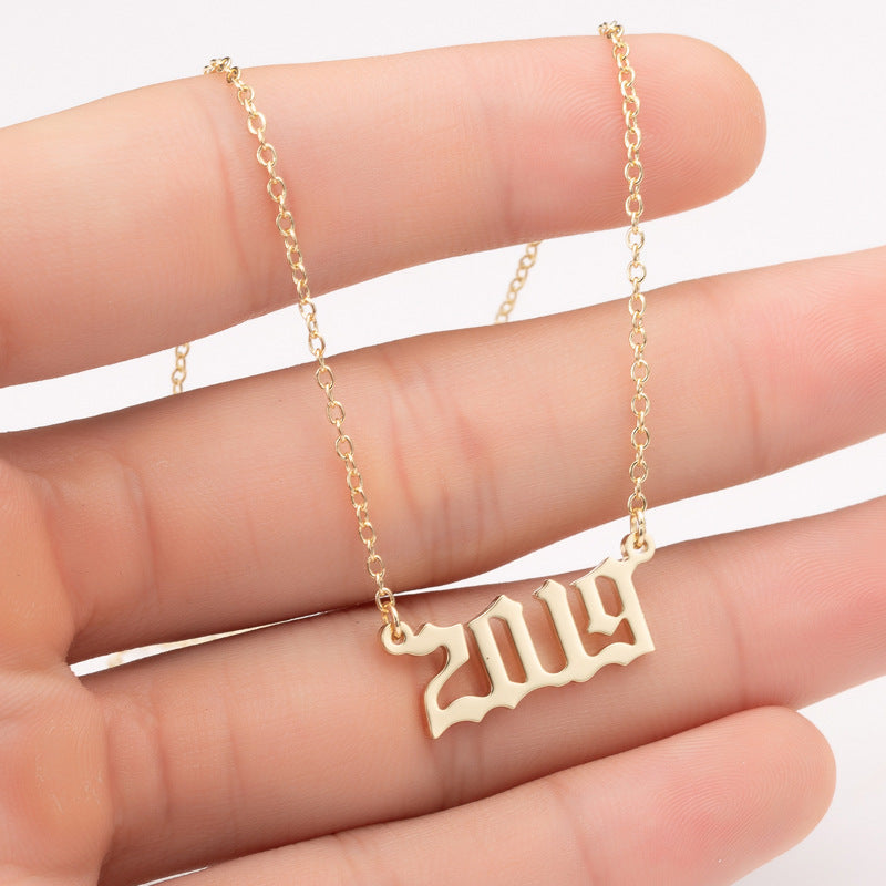 Timeless Year Pendant Necklace