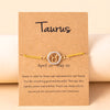 Zodiac Radiance Gold Chain Bracelet