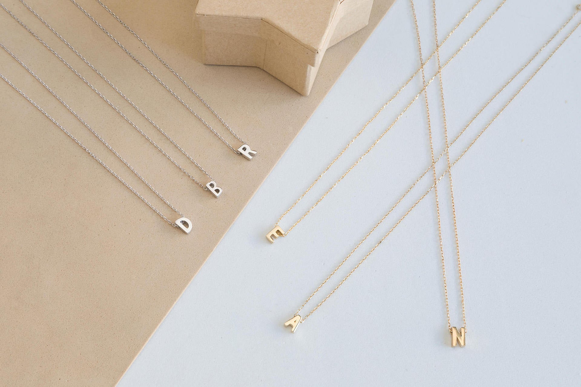 Elegance in Simplicity Initial Necklace