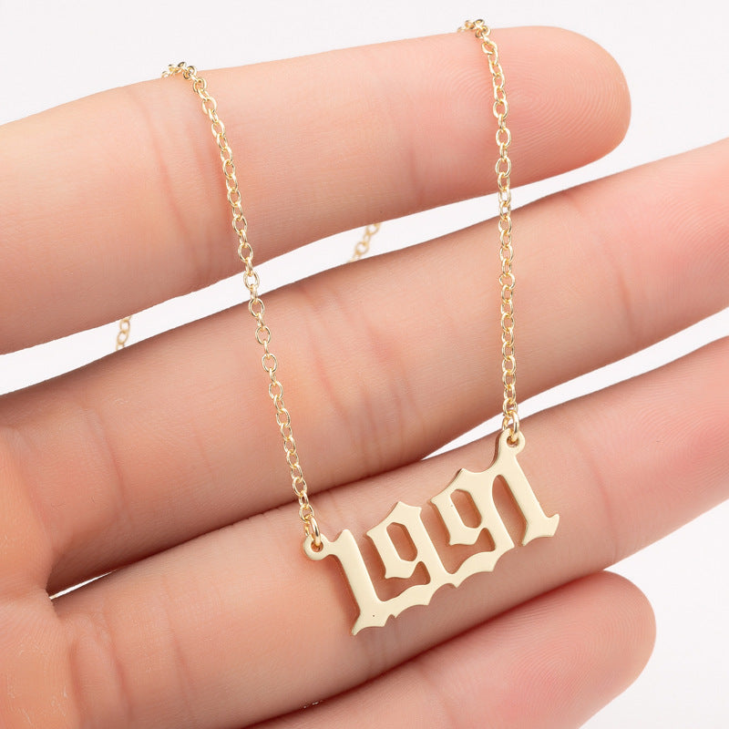 Timeless Year Pendant Necklace