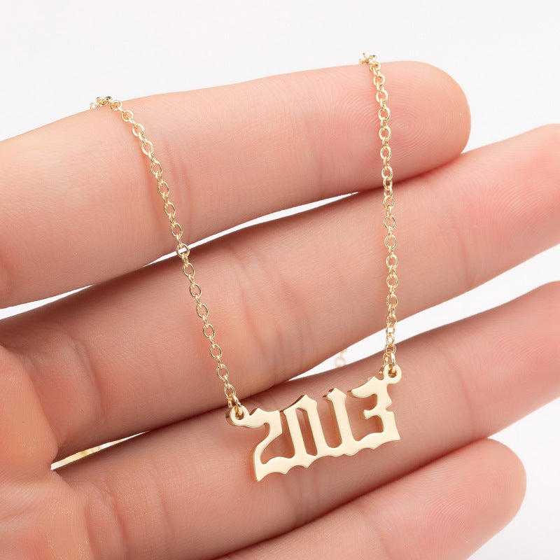 Timeless Year Pendant Necklace