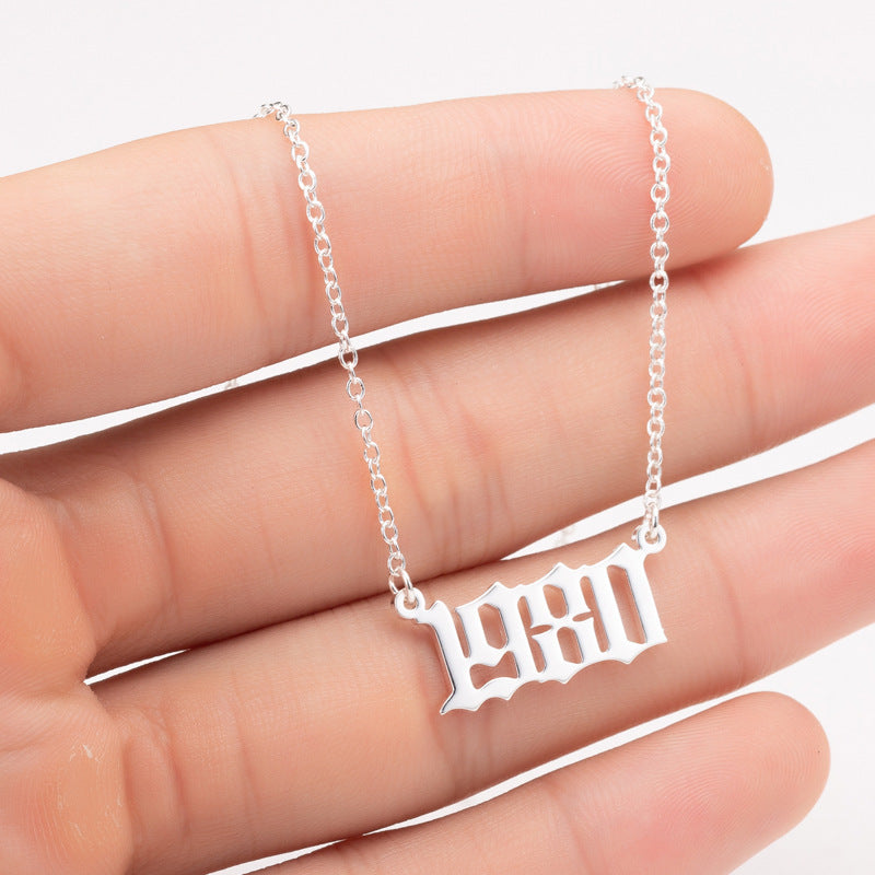 Timeless Year Pendant Necklace