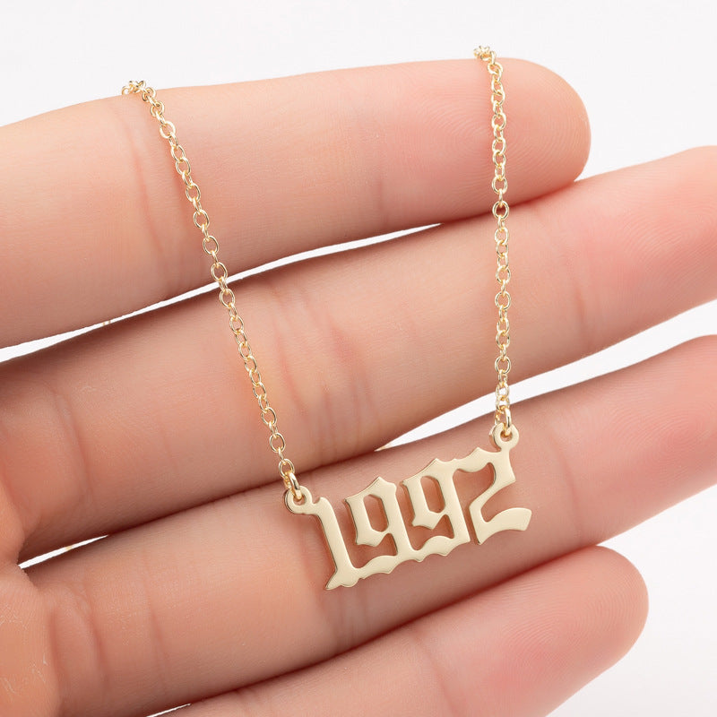 Timeless Year Pendant Necklace