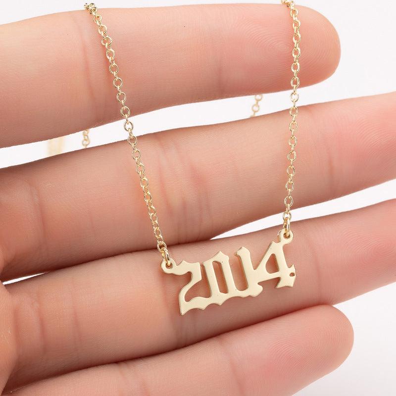 Timeless Year Pendant Necklace