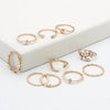 Celestial Elegance 10 Ring Set