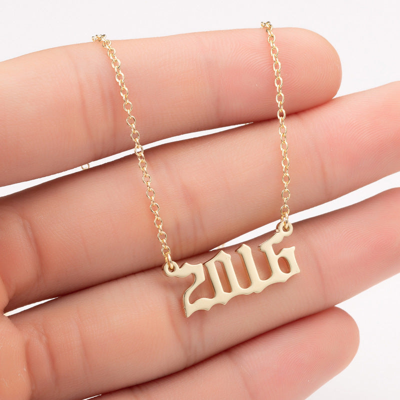 Timeless Year Pendant Necklace