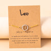 Zodiac Radiance Gold Chain Bracelet