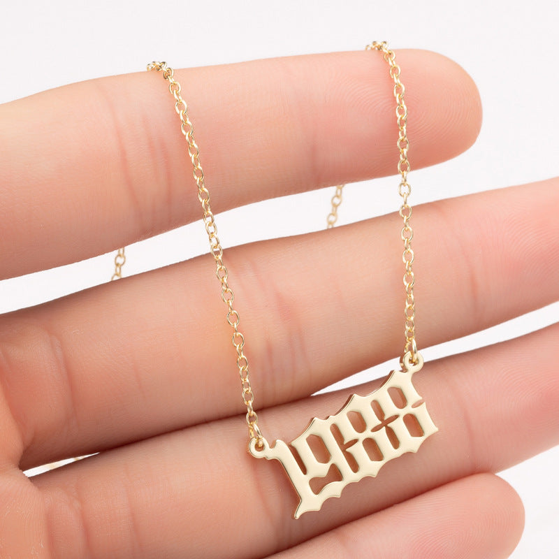 Timeless Year Pendant Necklace