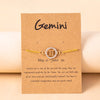 Zodiac Radiance Gold Chain Bracelet