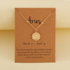 Zodiac Treasures Gold Coin Necklace